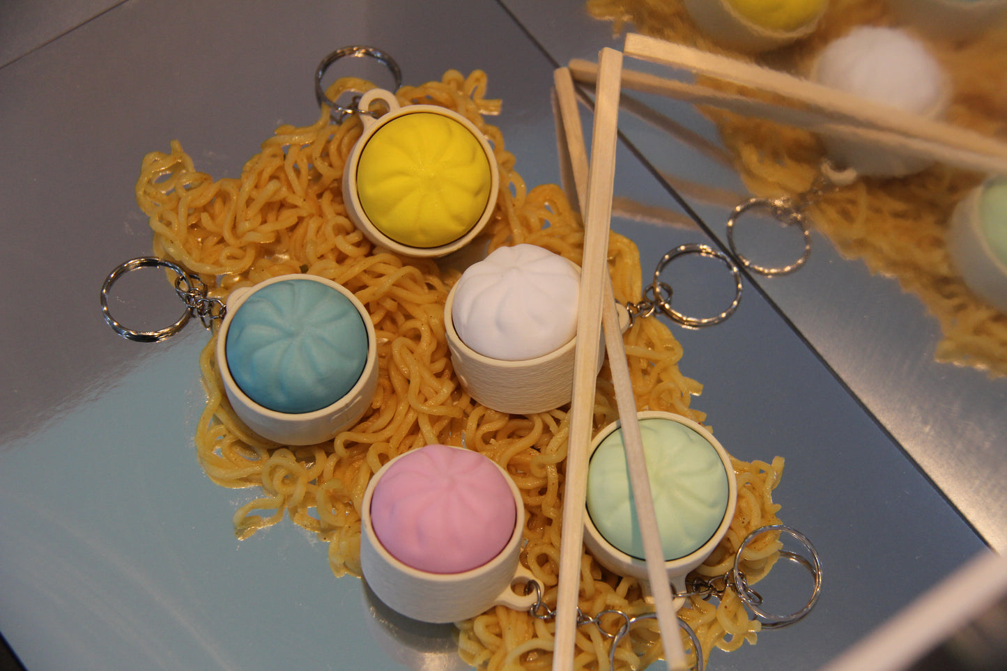 🥟 Dumpling Clicky Keyrings