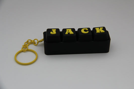 Custom 3D‑Printed Name Clicker Fidget