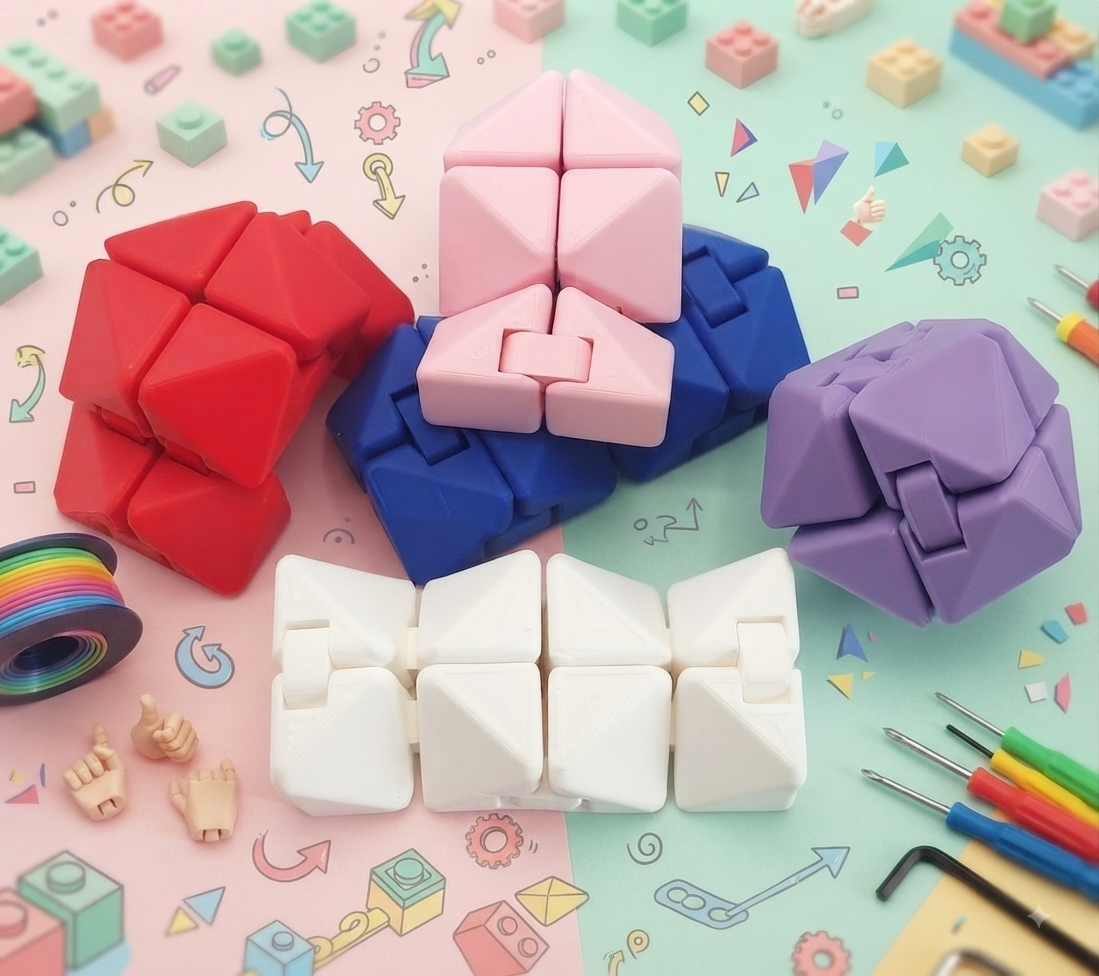 ♾️ Infinity Triangle Cube Fidget Toy