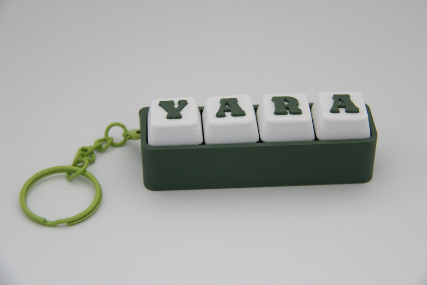 Custom 3D‑Printed Name Clicker Fidget