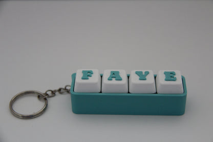 Custom 3D‑Printed Name Clicker Fidget