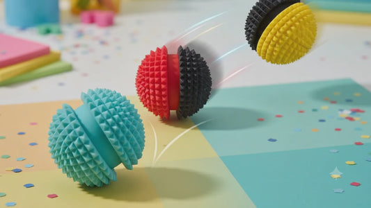 🔵 Spiky Clicky Balls Fidget Toy